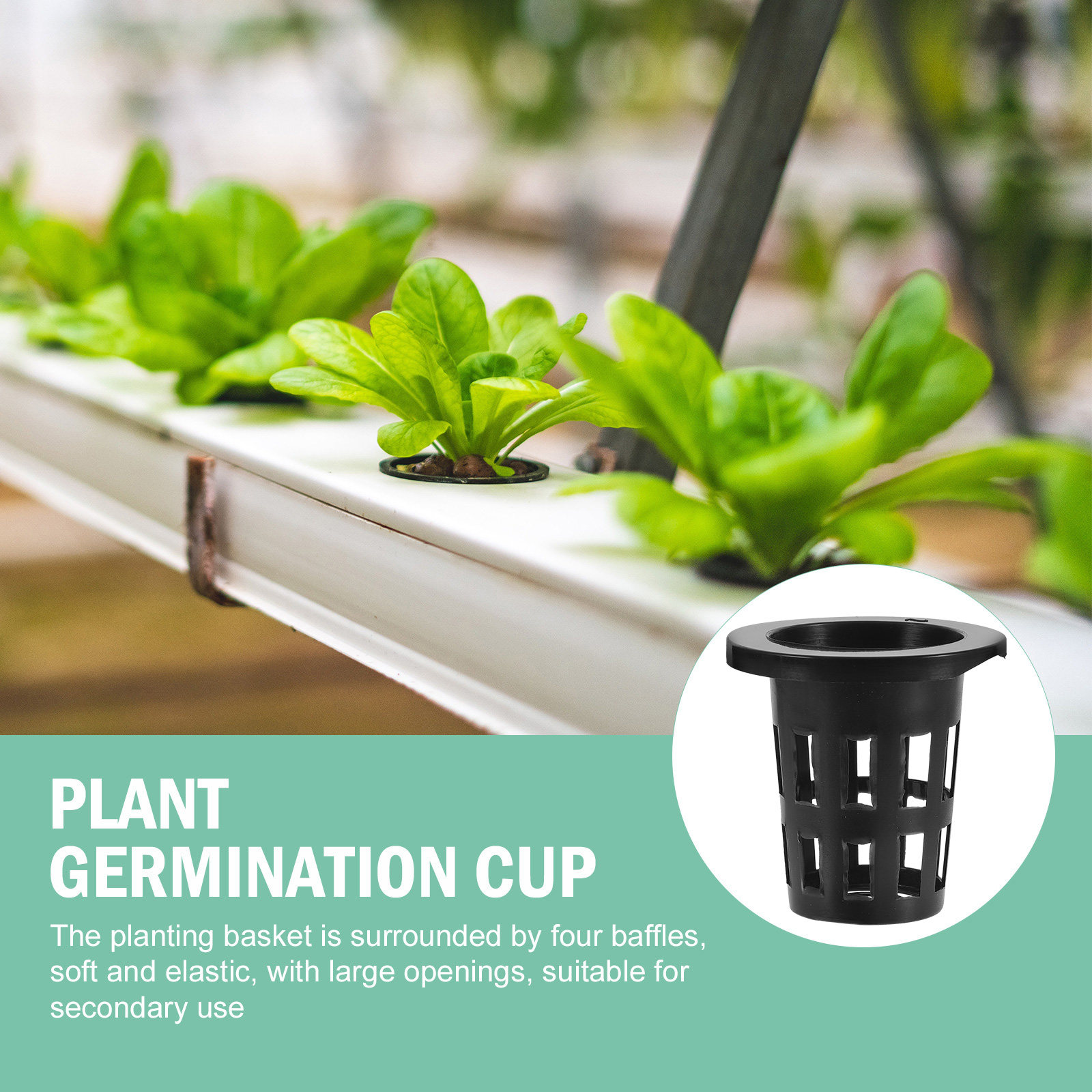 50Pcs Plastic Planting Baskets - đánh giá và giá Gardening Tools Vegetables