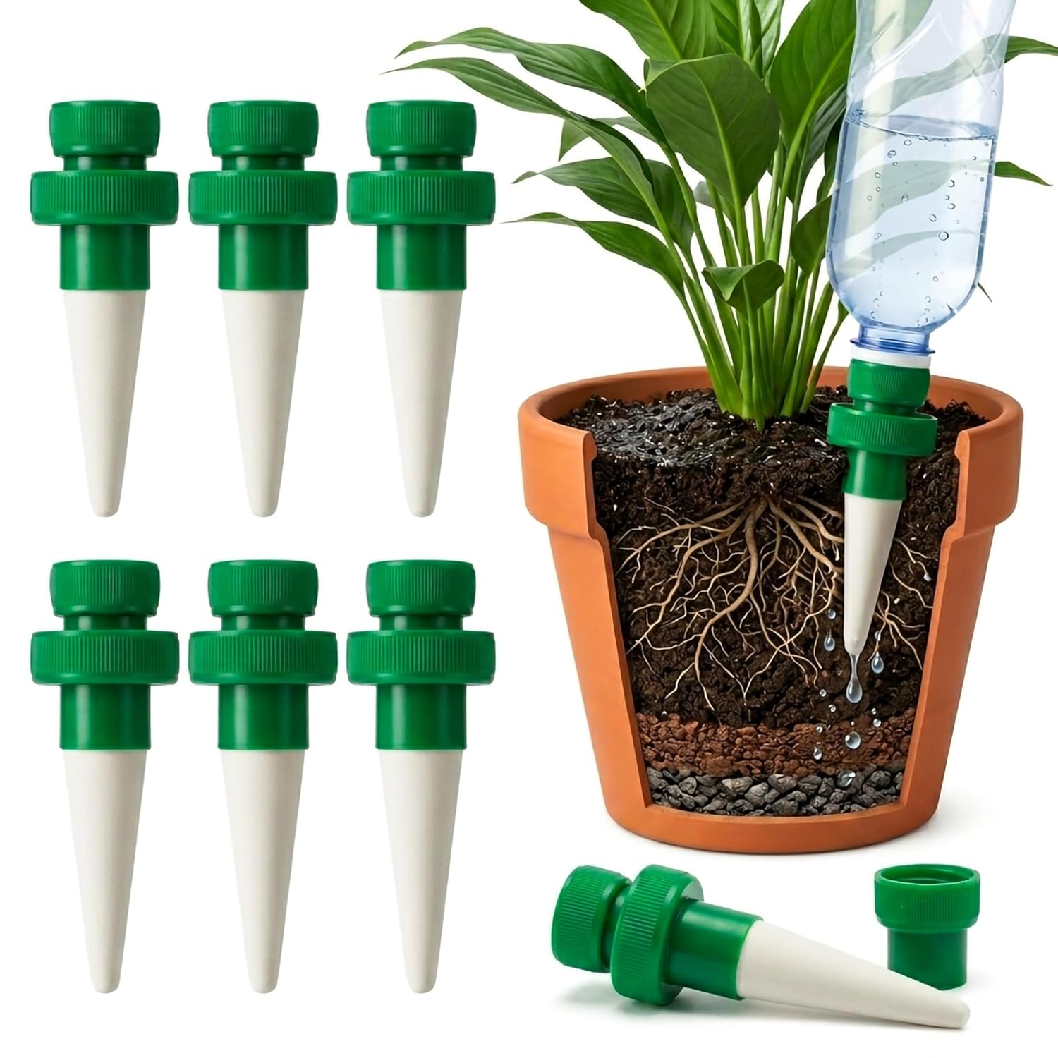 Terracotta Watering Spikes for - đánh giá và giá Automatic Plant Waterer