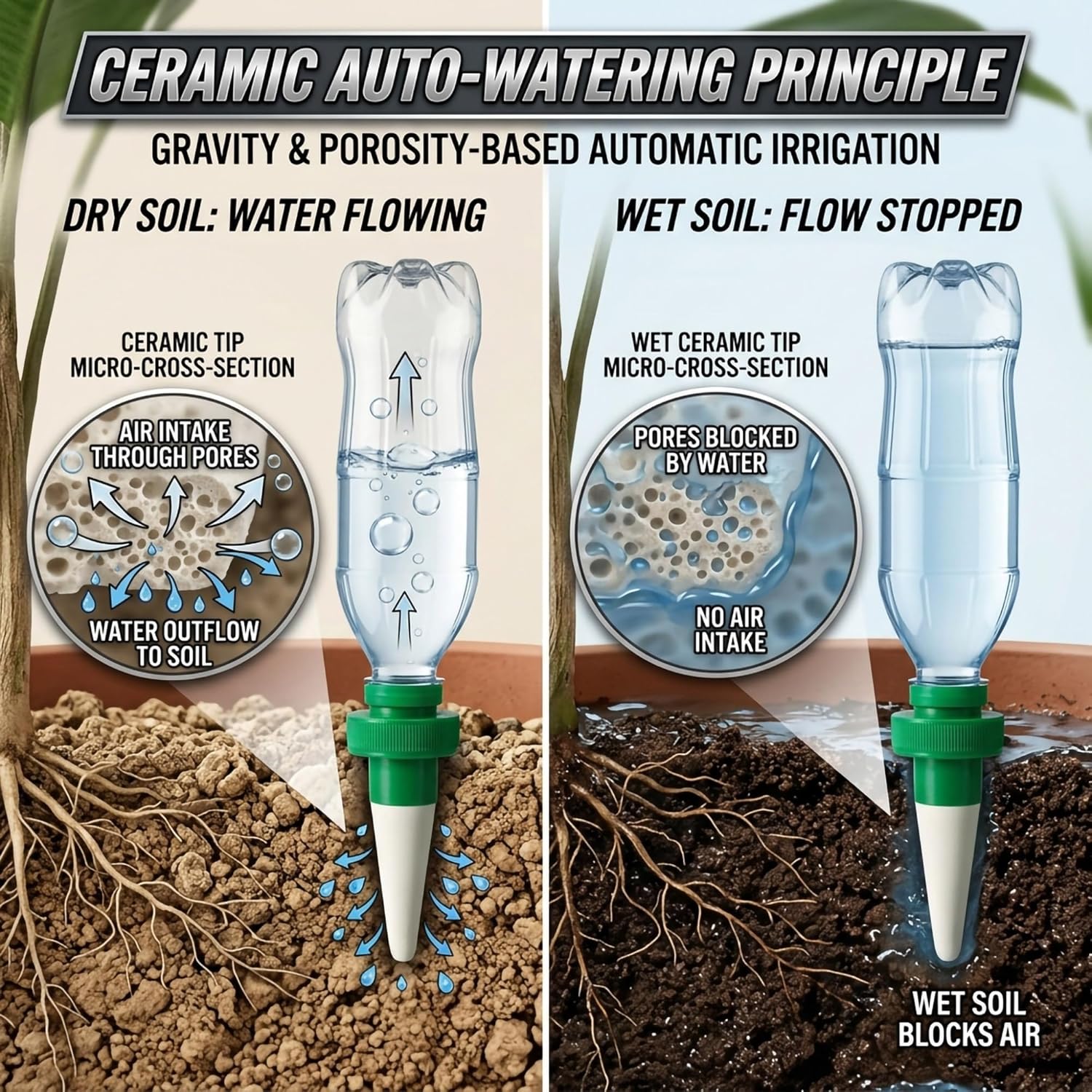 Terracotta Watering Spikes for - đánh giá và giá Automatic Plant Waterer
