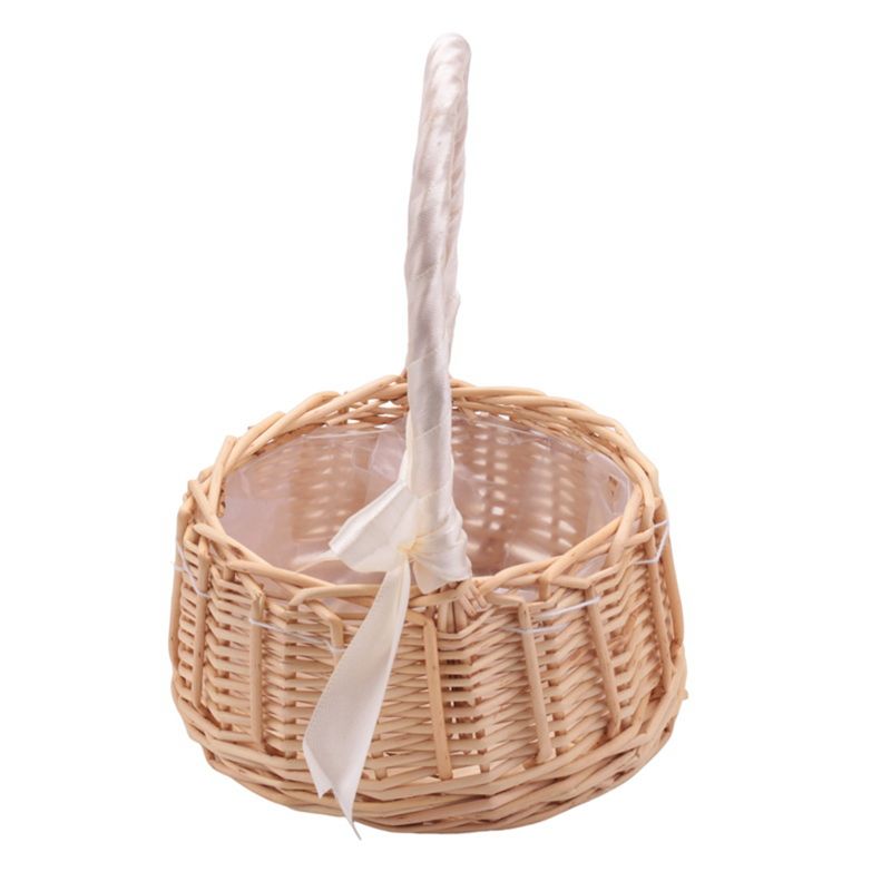 A56K Wicker Woven Flower Baske - đánh giá và giá Gardening Tools Girls