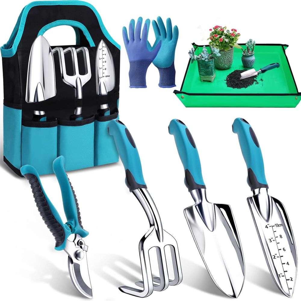 Durable 7-Piece Gardening Tool - đánh giá và giá Gardening Tools Essential