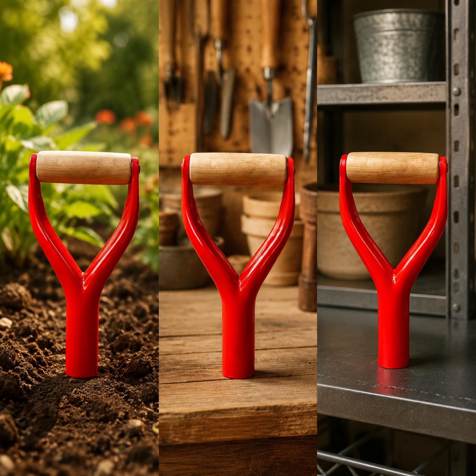 Two Hand Shovel Handle Grip Re - đánh giá và giá Spade Digging Fork